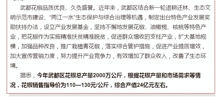 5.28億！一場(chǎng)盛會(huì)，武都花椒“火”了